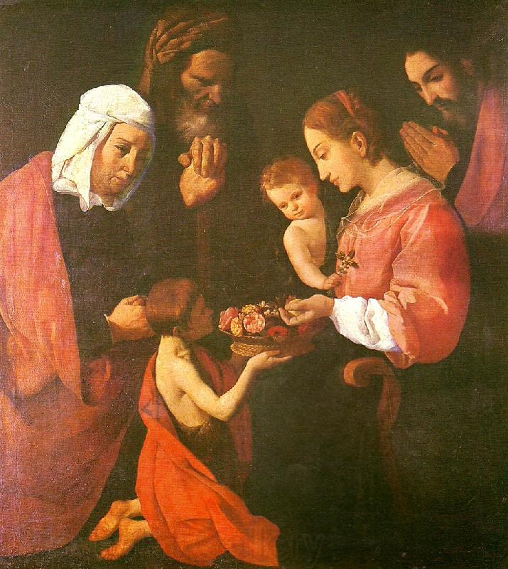 Francisco de Zurbaran the holy family, st. joaquim and st. Norge oil painting art